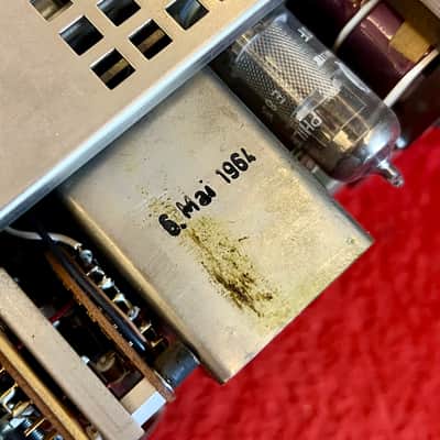 Telefunken V76/80 tube microphone preamplifier 1964 - Siemens maihak original vintage micpre mic preamp v76 image 4