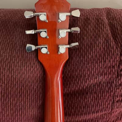 Austin Les Paul copy Gold top with hard shell case image 8