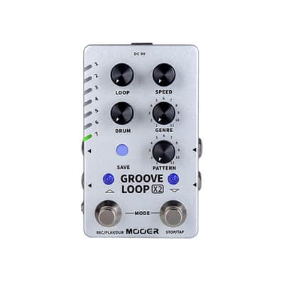 Mooer M721 Groove Loop x2 Stereo Looper & Drum machine Effects Pedal image 1