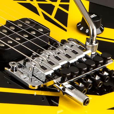 EVH Striped Series Black with Yellow Stripes image 3