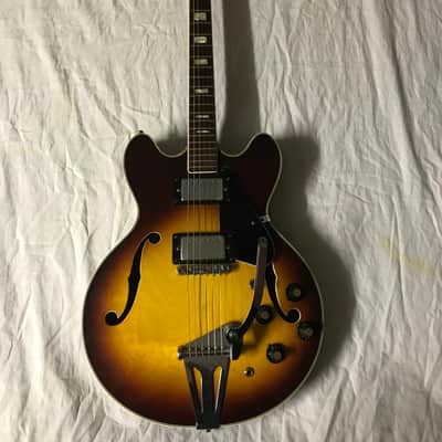 Ibanez Unbranded ES-335 Lawsuit Era Copy 1970s Sunburst image 1