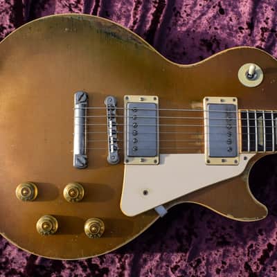 Dax&Co. Heavy Aged Gibson Les Paul Classic 2014 Goldtop Relic Conversion! image 3