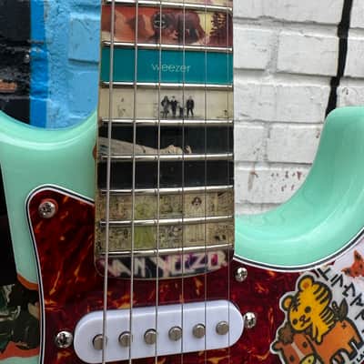 The  Weezer Guitar by Gepettos Guild - Seafoam Green Rivers Cuomo image 15