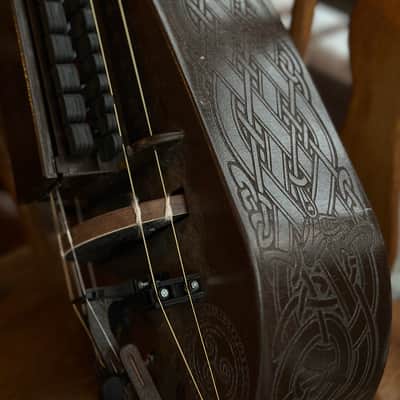 Hurdy-Gurdy - 24 Keys - 6 string - Ukrainian Lira Hurdy Gurdy Acoustic Excellent New image 12