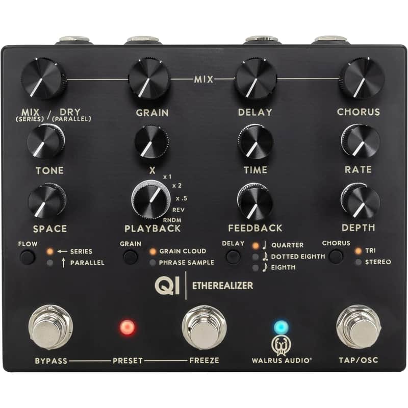 Walrus Audio Qi Etherealizer Multi-effects Pedal - Black image 1