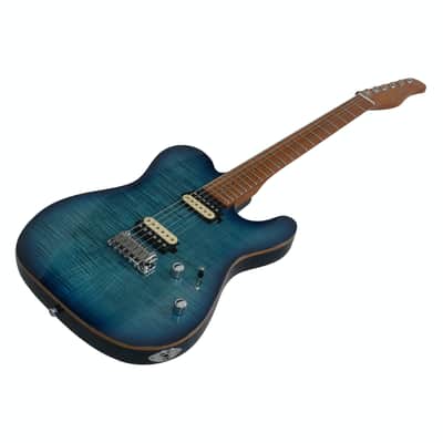 Sire Larry Carlton T7 FM TBL transparent blue Electrics guitar Bundle image 3