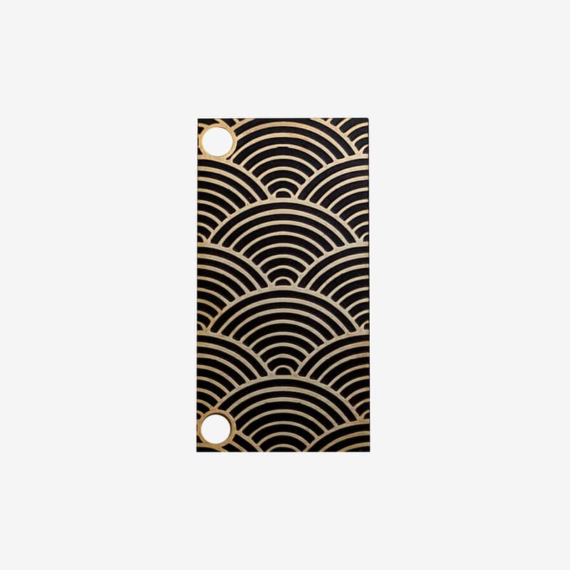Big T Music Ltd - 4hp 1U Gap Banisher Eurorack Blanking Panel - Black And Gold image 1