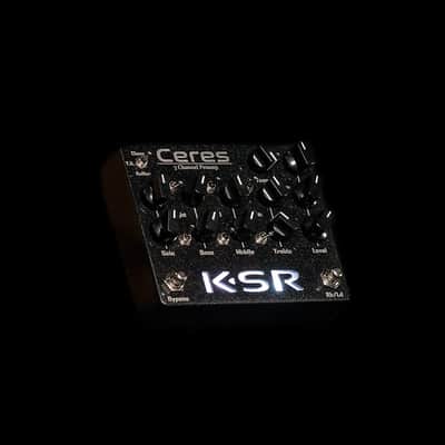 KSR Ceres 3 Channel Preamp Pedal - Black Sparkle image 4