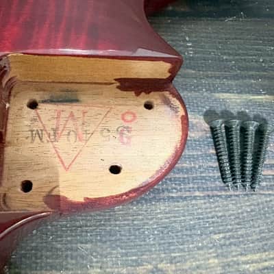 1993 Ibanez S540FM Body Mahogany Transparent Red Made in Japan image 2