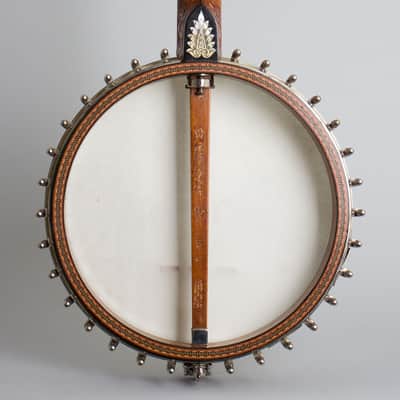 Vega  Tu-Ba-Phone #9 5 String Banjo (1923), ser. #67614, original black hard shell case. image 4