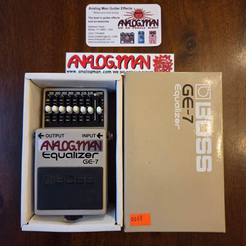 Analogman Boss GE-7 Equalizer with Mod