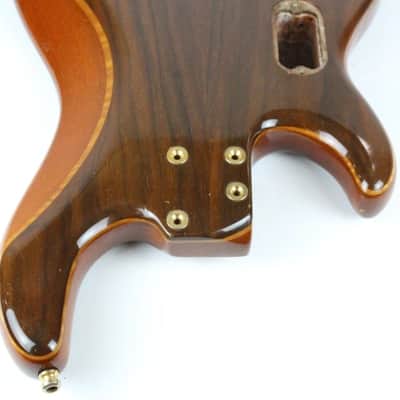 RARE 2001 Fender American Deluxe Zone Bass Walnut Exotic Wood BODY USA Premium Bass image 13