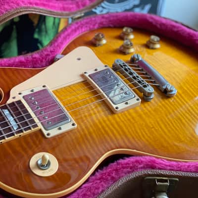 Gibson 2003 Les Paul Standard Subtle Honeyburst Flametop w/ OHSC Non-Chambered w/ Grovers image 8