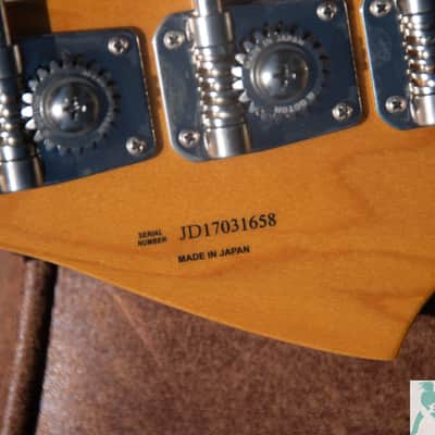 2017 Limited Edition Fender MIJ Traditional '60s Jazz Bass Reissue - Vintage Natural Finish - Pro Set Up w Perfect Frets/Action/Intonation! (JB-62) image 7