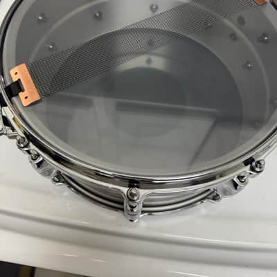 Yamaha RAS-1465 Recording Custom 6.5x14" Aluminum Snare Drum 2016 - Present - Silver/Chrome image 2
