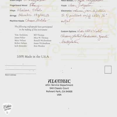 Alembic Essence 5 String - Ziricote image 16