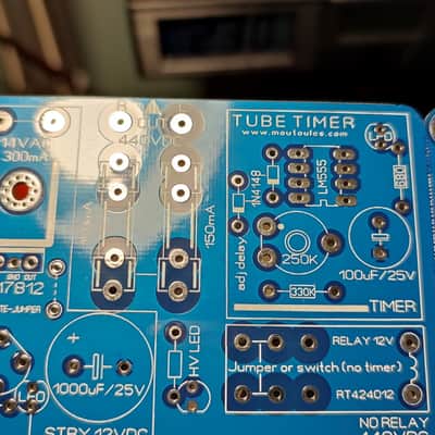 Tube Stereo Amplifier 2xEL34 PP / 35Wrms ReDesign PCB (Elektor) All In One PCB image 7