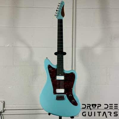 Balaguer 10th Anniversary Growler Classic Electric Guitar w/ Case - Sky Blue Gloss image 2