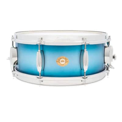 Slingerland Radio King Artist Snare Drum 14x5.5 Blue & Silver Lacquer image 1