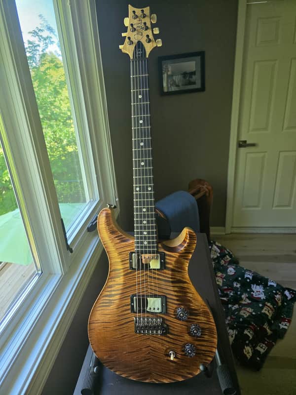 PRS Wood Library 10-top 2024 DGT Copperhead with Korina back and neck image 1