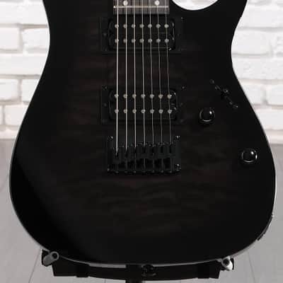 Ibanez Gio GRG7221QA Electric Guitar - Transparent Black Sunburst (GRG7221QATKSd1) image 3