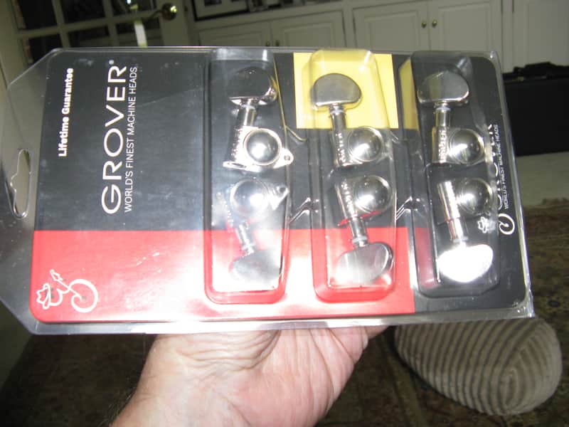 Grover 102C Original Rotomatic 3+3 Tuning Machines