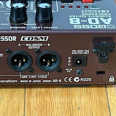 Boss AD-8 Acoustic Guitar Processor Pedal w/ Power Adapter, Excellent Condition image 10