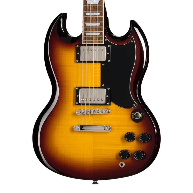 Epiphone SG Tribute Plus Electric Guitar - Vintage Sunburst image 1