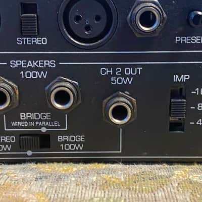 Carvin TUBE 100 Stereo Power Amp Black image 9