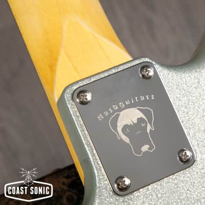 Mint Nash Guitars JM-63 Silver Sparkle w/SKB hardcase image 13