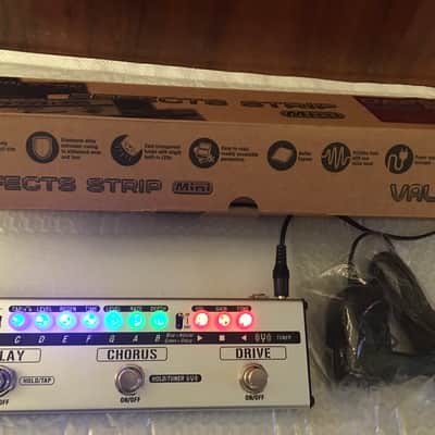 Valeton MES-1 Dapper Mini Multi Effects Strip 4 in 1: Tuner/Chorus/Tap Delay + Overdrive/Distortion, 100% New in Original Box image 2
