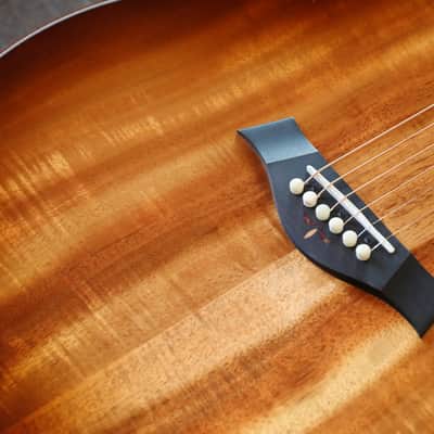 MINTY! 2019 Taylor Custom Grand Orchestra Grade-A Koa Acoustic/ Electric Guitar Shaded Edge Burst + OHSC (5906) image 6