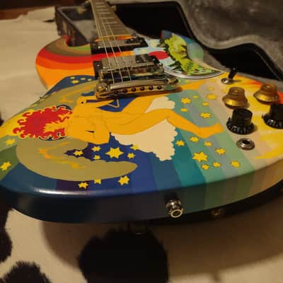 2024 Epiphone Gibson SG '61 "FOOL" Psychedelic Cream Eric Clapton/Todd Rundgren Custom Paintjob w/Case image 3