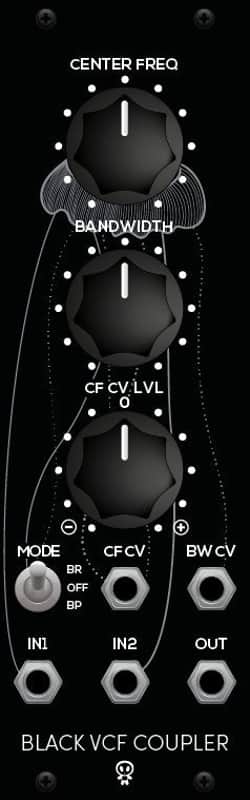 ERICA SYNTHS BLACK VCF COUPLER : BRAND NEW :  [DETROIT MODULAR] image 1