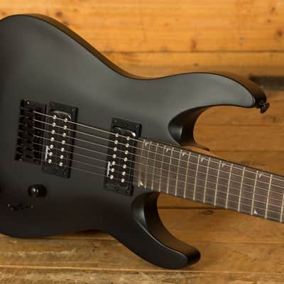Jackson JS Series Dinky Arch Top JS22-7 DKA HT - Amaranth - Satin Black - 7-String image 5
