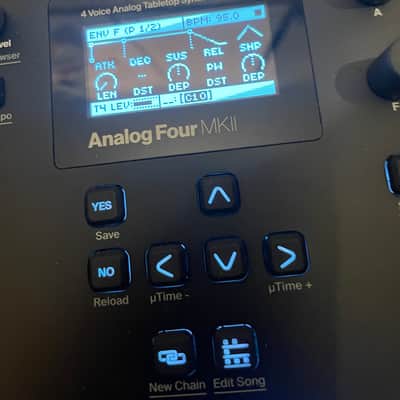 Elektron Analog Four MKII 4-Voice Tabletop Analog Synthesizer 2020 - Present - Black image 5