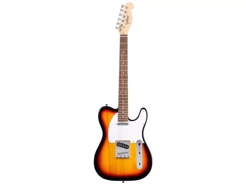 NEW OEM Vintage Style Tele Electric Guitar - Sunburst, With Gig Bag image 1