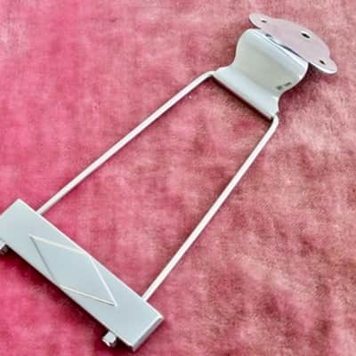 Vintage 1965 Gibson Chorme Trapeze Tailpiece Complete ES-335 Es335 ES-335tdc 125 image 4
