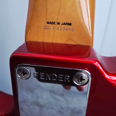 Fender PB-62 EX Precision Bass MIJ 1993-1994 Candy Apple Red Fujigen image 4