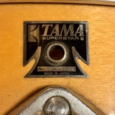 Tama 24x14 Superstar Super Maple Bass Drum (Original Hoops, Legs, Mount) image 10