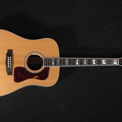 Guild D-55E Dreadnought Acoustic-Electric Guitar Natural 738 image 4