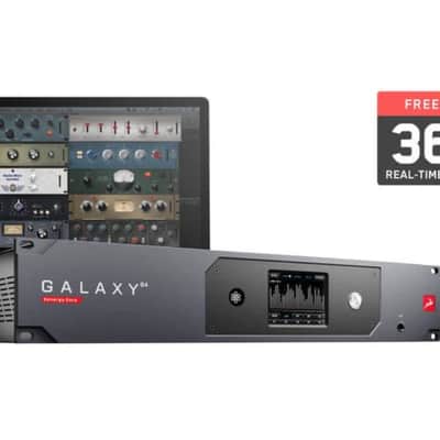 Antelope Audio Galaxy 64 Synergy Core Dante / Pro Tools HDX / Thunderbolt 3 Audio Interface 2021 - Present - Black image 1