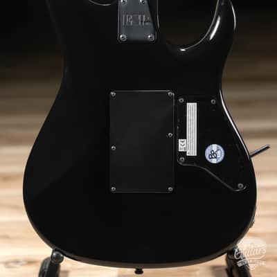 ESP E-II SN-II Left-Handed Burled Maple Top Guitar w/ Case – Nebula Black Burst image 8