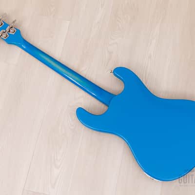 2006 Mosrite USA Custom Shop Ventures Model Bass 1963 Vintage Reissue California Blue w/ Case, COA image 14