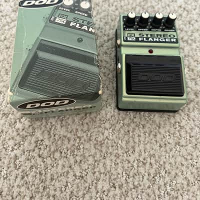 DOD FX75C Stereo Flanger 1990s - Green image 1