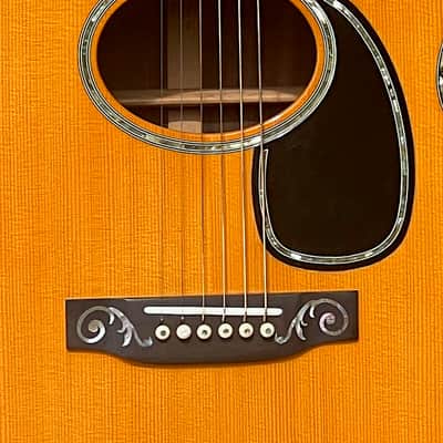 Martin MC-45L Custom Shop Cutaway 1988 1-off factory MC-45 Left Handed Cutaway insane special order. image 11