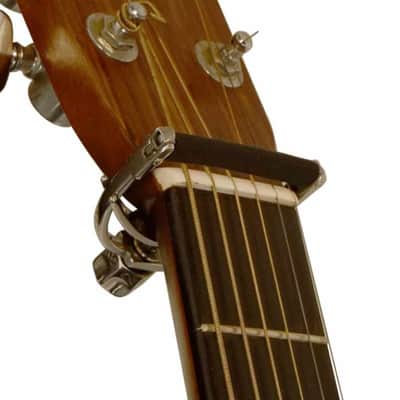 Shubb F1 FineTune Capo for Steel String Guitars, Stainless Steel image 4