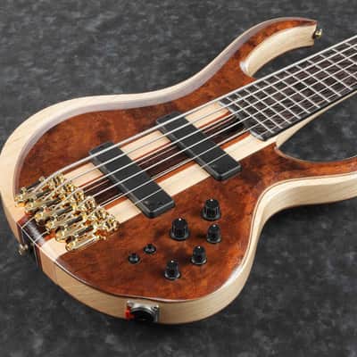 Ibanez BTB1836-NDL Premium BTB Electric Bass 6-String - Natural Shadow Low Gloss + Gig Bag image 3