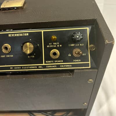 Magnatone 440    Stero Tube Estey Guitar combo Amp RARE -BUDDY HOLLEY SOUND brown image 9