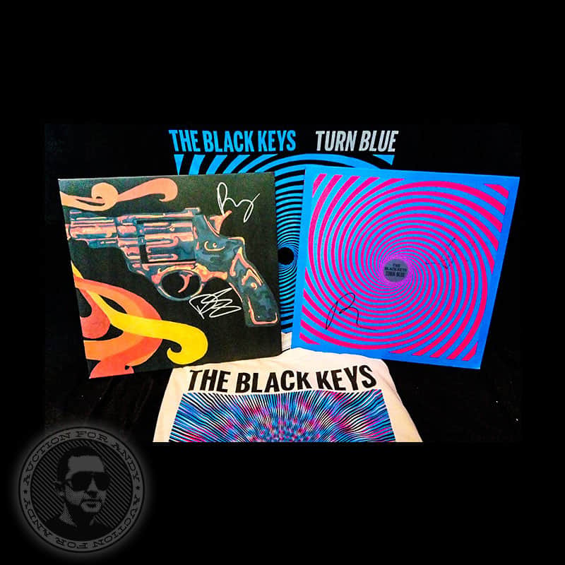 Black Keys Autographed Records & T-Shirts image 1